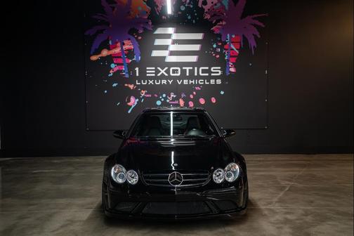 Black 2008 Mercedes-Benz CLK-Class CLK63 AMG Black Series