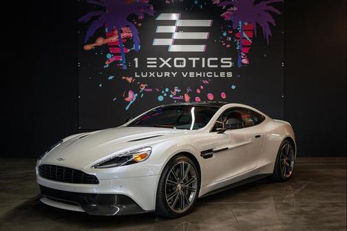 Morning Frost White 2014 Aston Martin Vanquish Carbon Edition! Rare Pearl over Red! Loaded! Huge MSRP!