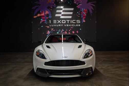 Morning Frost White 2014 Aston Martin Vanquish Carbon Edition! Rare Pearl over Red! Loaded! Huge MSRP!