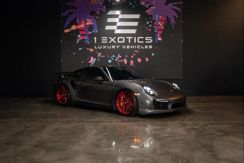 Agate Gray Metallic 2016 Porsche 911 Turbo S