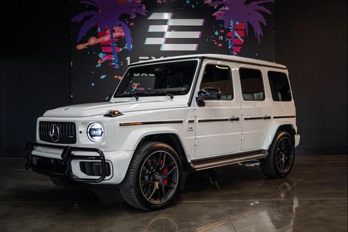 Polar White 2026 Mercedes-Benz AMG G 63 Delivery Miles! Stronger Than Time Interior! Night Package! Loaded!