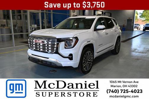 Glacier White Tricoat 2026 GMC Terrain Denali
