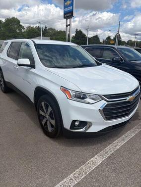 Summit White 2021 Chevrolet Traverse LT Leather
