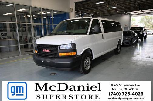 Summit White 2023 GMC Savana 3500 RWD 3500 Extended Wheelbase LS