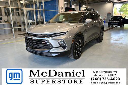 Sterling Gray Metallic 2024 Chevrolet Blazer RS