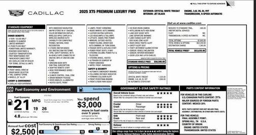 2025 Cadillac XT5 Premium Luxury