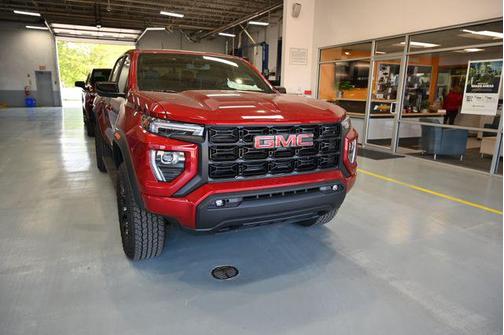 Volcanic Red Tintcoat 2026 GMC Canyon Elevation