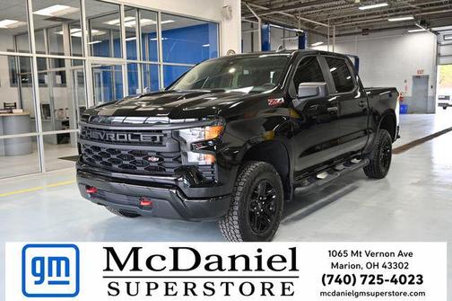 Black 2022 Chevrolet Silverado 1500 Custom Trail Boss