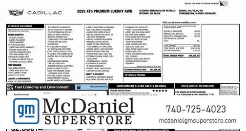 2025 Cadillac XT6 Premium Luxury AWD