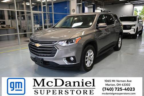 Pepperdust Metallic 2018 Chevrolet Traverse LT Cloth