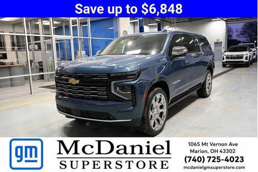 Lakeshore Blue Metallic 2026 Chevrolet Suburban High Country, 4WD