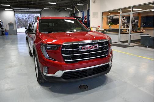 Volcanic Red Tintcoat 2026 GMC Acadia Elevation FWD