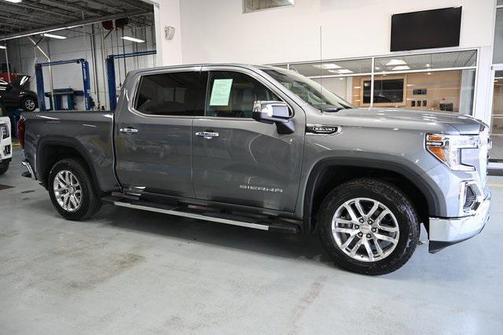 Satin Steel Metallic 2021 GMC Sierra 1500 SLT