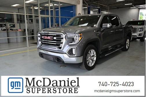 Satin Steel Metallic 2021 GMC Sierra 1500 SLT