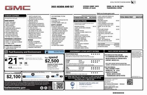 2023 GMC Acadia AWD SLT