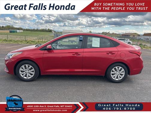 Pomegranate Red Metallic 2020 Hyundai Accent SE