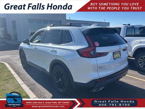 White 2024 Honda CR-V Hybrid Sport AWD