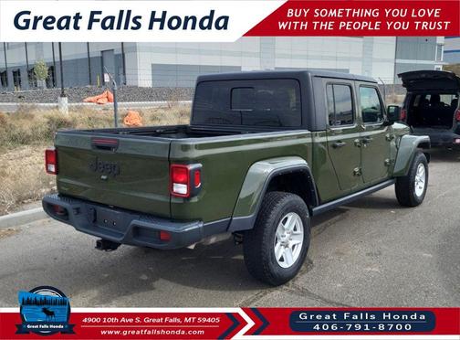 Sarge Green Clearcoat 2022 Jeep Gladiator Sport S