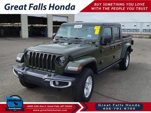 Sarge Green Clearcoat 2022 Jeep Gladiator Sport S