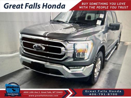Gray 2022 Ford F-150 XLT