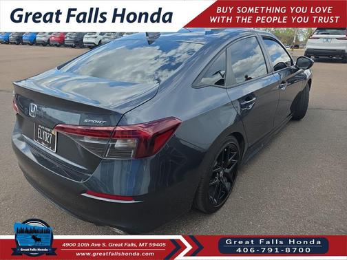 Blue 2025 Honda Civic Sport