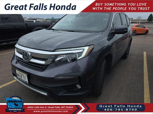 Gray 2022 Honda Pilot AWD Black Edition