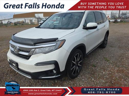 White Diamond Pearl 2019 Honda Pilot Touring 8-Passenger