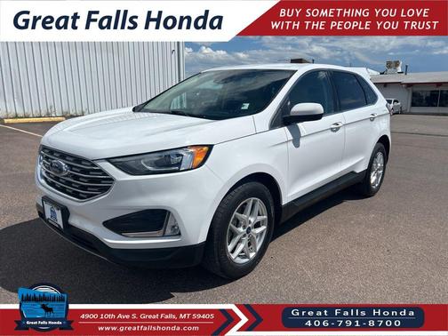 Oxford White 2022 Ford Edge SEL