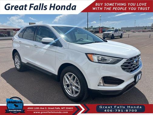 Oxford White 2022 Ford Edge SEL