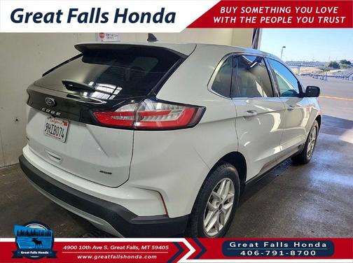 Oxford White 2022 Ford Edge SEL