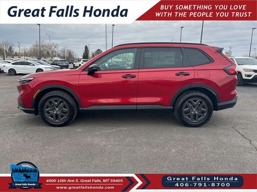 Radiant Red Metallic 2026 Honda CR-V Hybrid TrailSport AWD