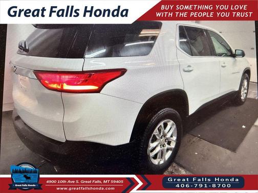 Summit White 2020 Chevrolet Traverse LS