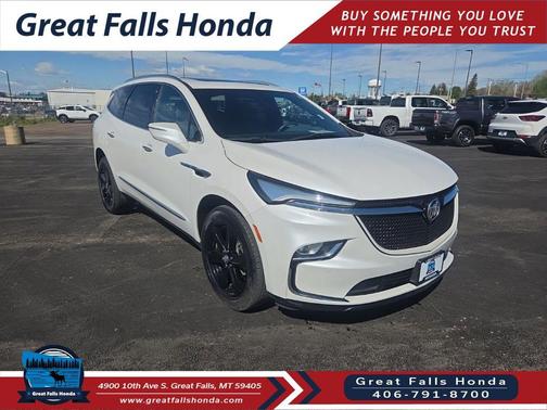 White Frost Tricoat 2024 Buick Enclave Essence AWD