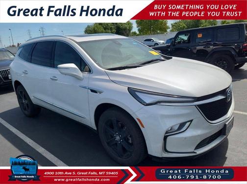 White Frost Tricoat 2024 Buick Enclave Essence AWD
