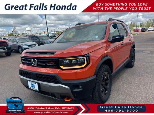 Orange 2026 Honda Passport AWD TrailSport Elite