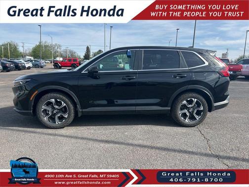 Black 2024 Honda CR-V EX-L AWD