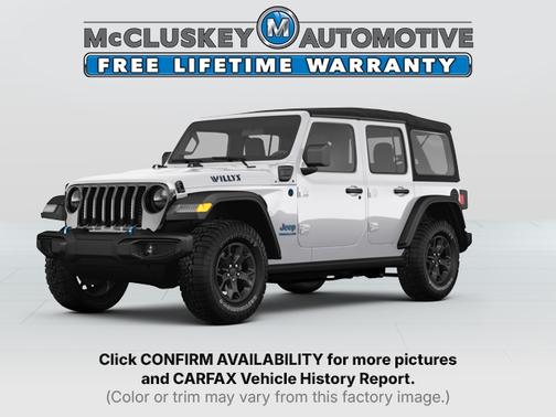 Bright White Clearcoat 2023 Jeep Wrangler 4xe Willys