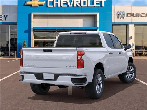 Summit White 2026 Chevrolet Silverado 1500 Custom