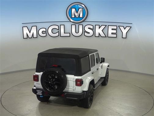 Bright White Clearcoat 2024 Jeep Wrangler 4xe Sahara