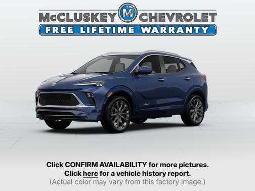 Ocean Blue Metallic 2024 Buick Encore GX Avenir