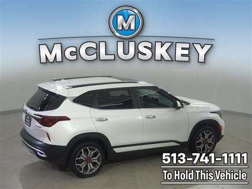 Snow White Pearl 2021 Kia Seltos SX Turbo