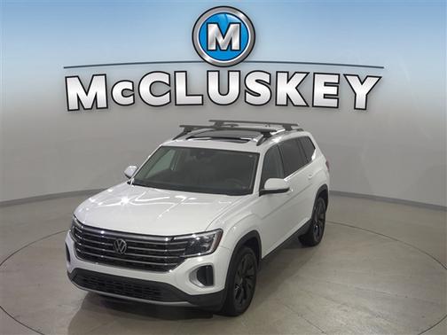 White 2024 Volkswagen Atlas 2.0T SE w/Technology