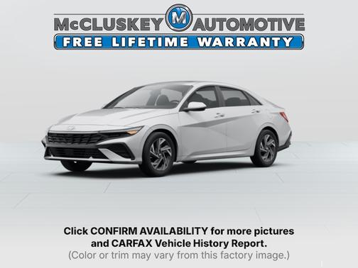Serenity White 2024 Hyundai ELANTRA SEL