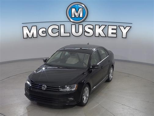 Black 2017 Volkswagen Jetta 1.8T SEL