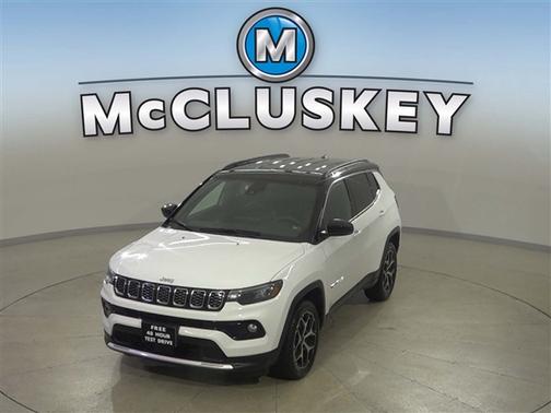Bright White Clearcoat 2025 Jeep Compass Limited