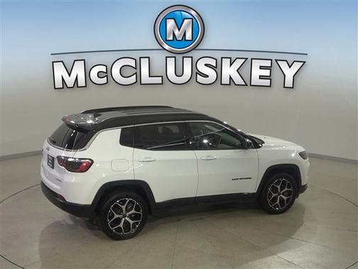 Bright White Clearcoat 2025 Jeep Compass Limited