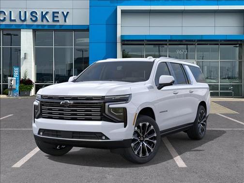 Polar White Tricoat 2026 Chevrolet Suburban High Country, 4WD