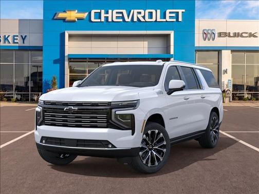 Polar White Tricoat 2026 Chevrolet Suburban High Country, 4WD