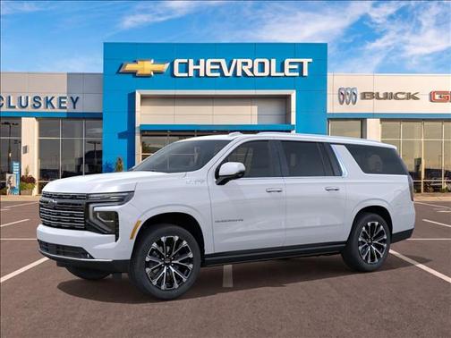 Polar White Tricoat 2026 Chevrolet Suburban High Country, 4WD