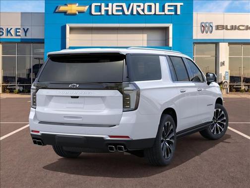 Polar White Tricoat 2026 Chevrolet Suburban High Country, 4WD